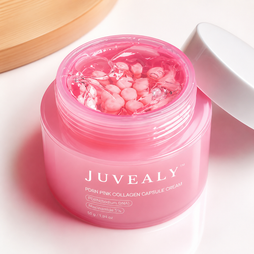 Crema de Colágeno Rosa PDRN con Niacinamida